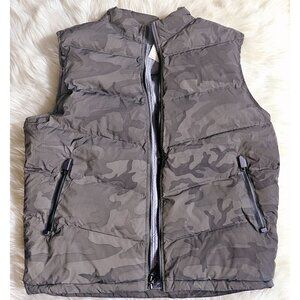 NWT Peter Millar Apres Ski Camo Mens Puffer Water WInd Resistant Vest XL